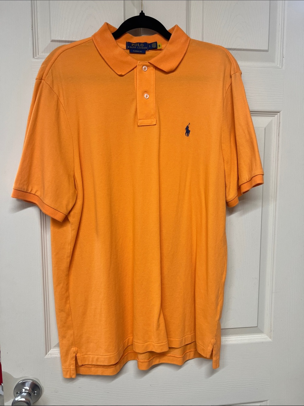 Polo by Ralph Lauren Orange Short-Sleeve Polo with Navy Pony